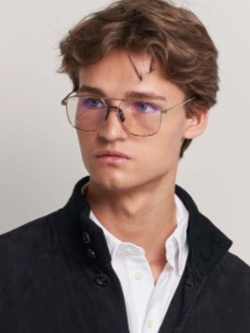 Gucci GG0743S 006 Men Aviator Sunglasses - Gold / Yellow Photochromic - Picture 2 of 11